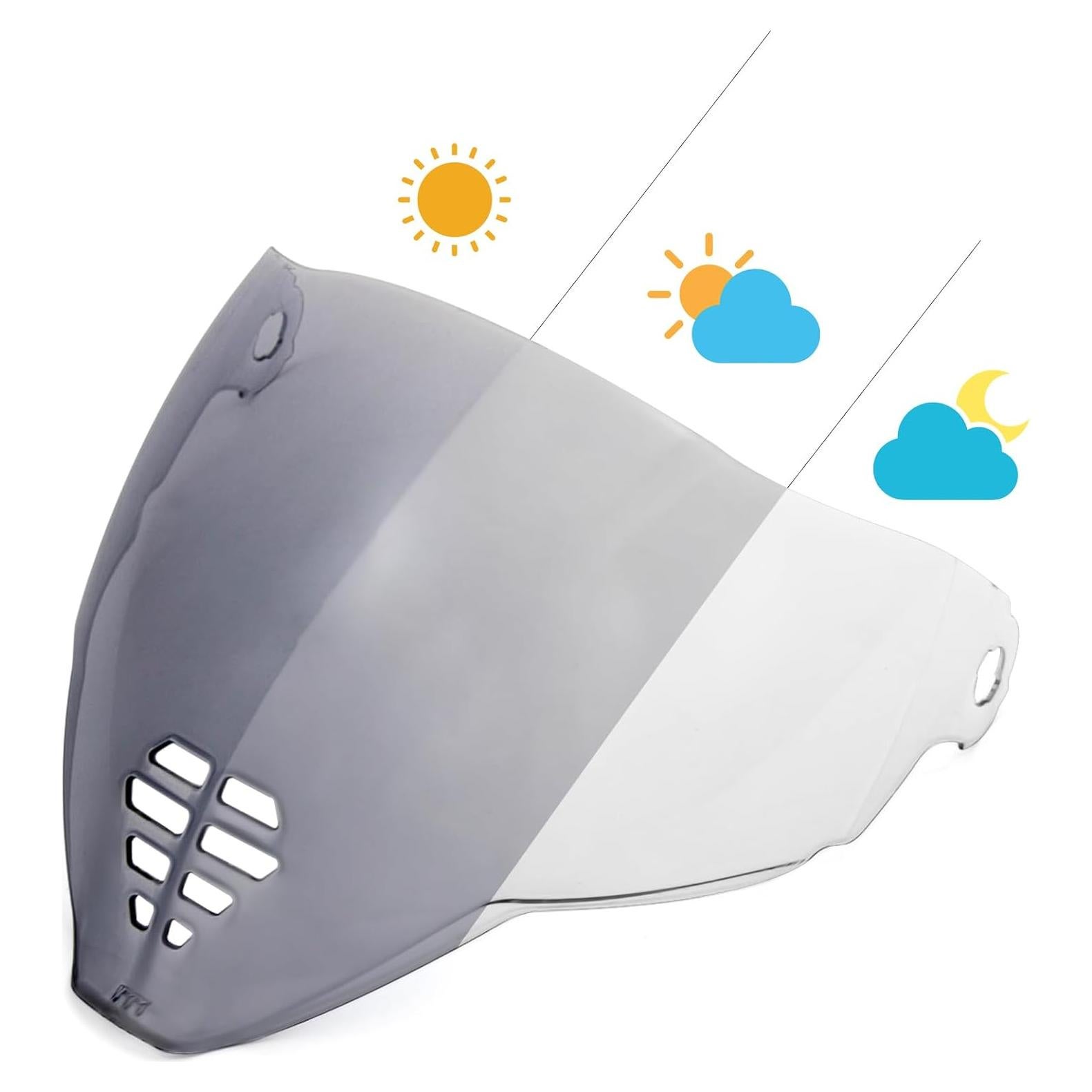 Visor PSLER IC-06 para Casco Icon Airflite Fotoquímico