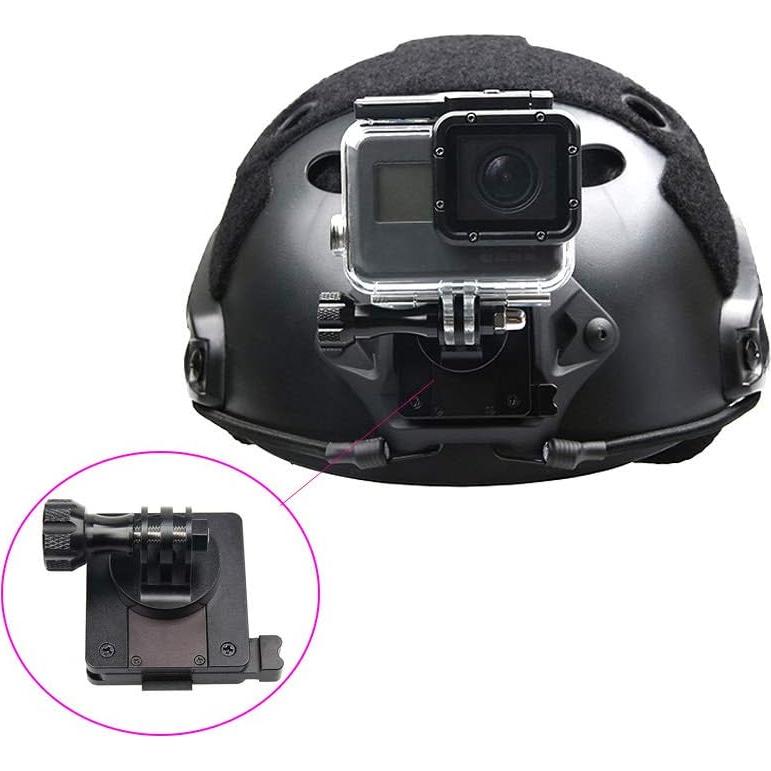 Soporte Frontal para Casco Táctico NVG HYFAN - Aleación de Aluminio