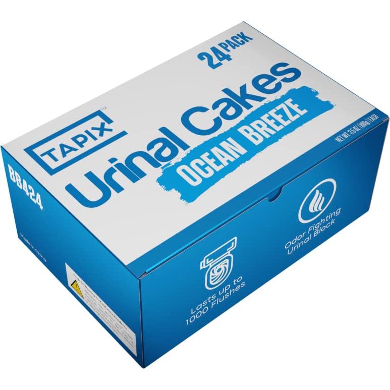 Bloques Desodorantes para Urinal Tapix Brisa Oceánica - 24 Unidades
