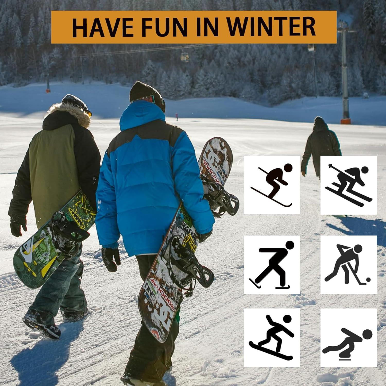 Paquete de 2 Calentadores de Cuello Térmicos Unisex Forro Polar