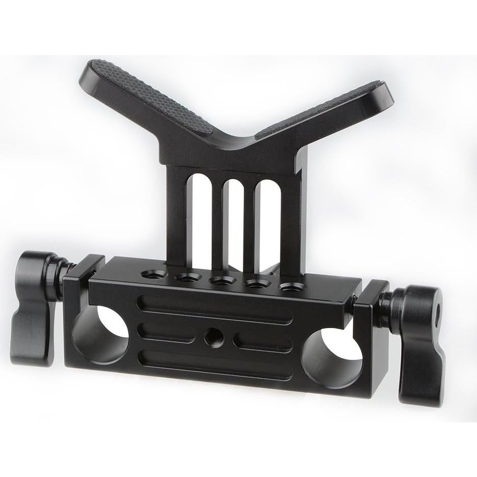 Soporte de Lente CAMVATE 15mm Ajustable Aluminio Negro