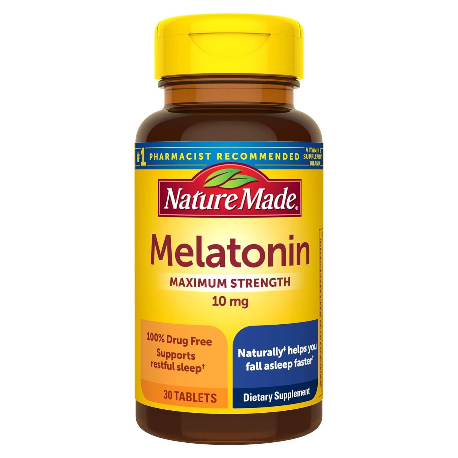 Nature Made Melatonina 10mg Tabletas Extra 30 Unidades