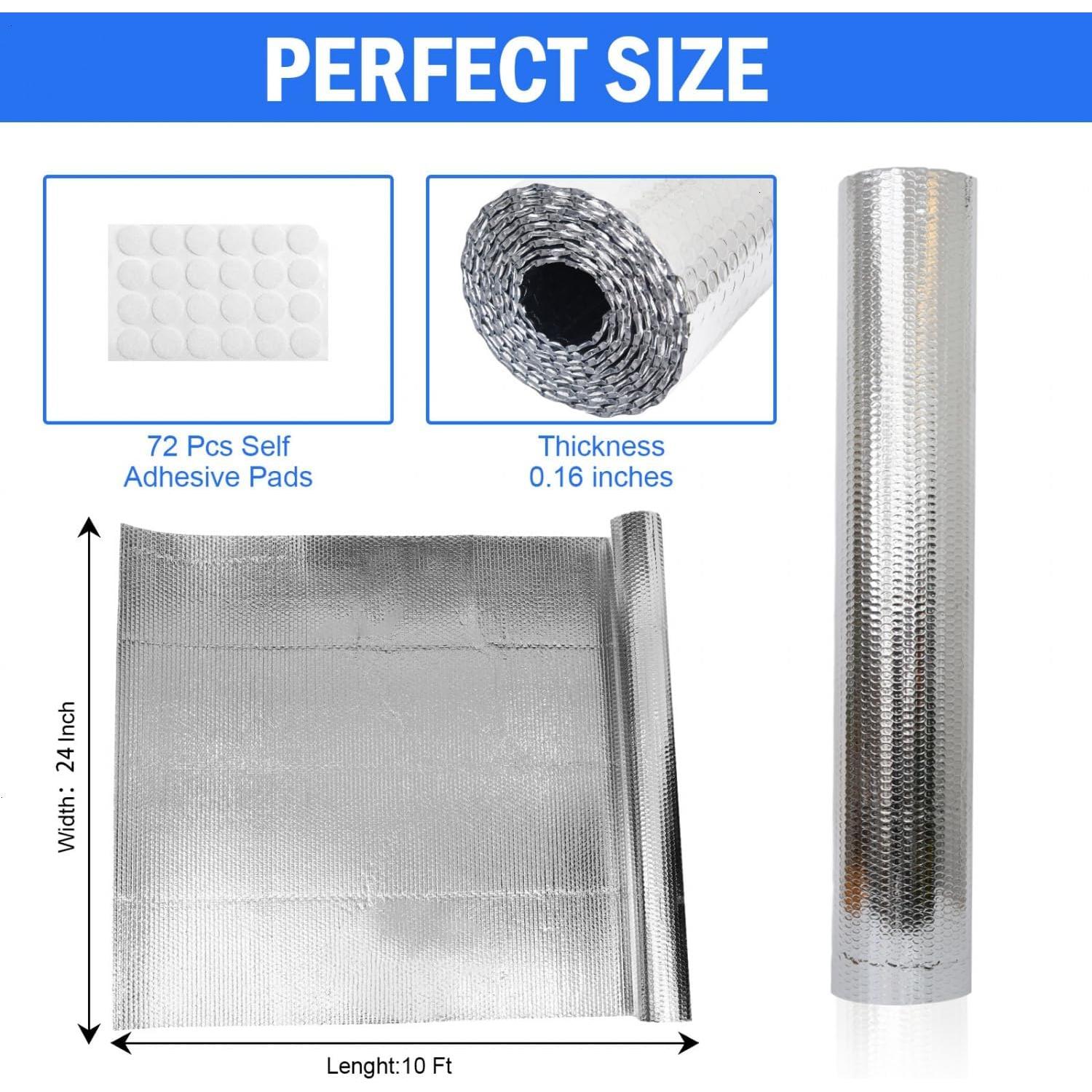 Aislamiento Reflectante Doble YoleShy 61 cm x 3 m para Ventanas