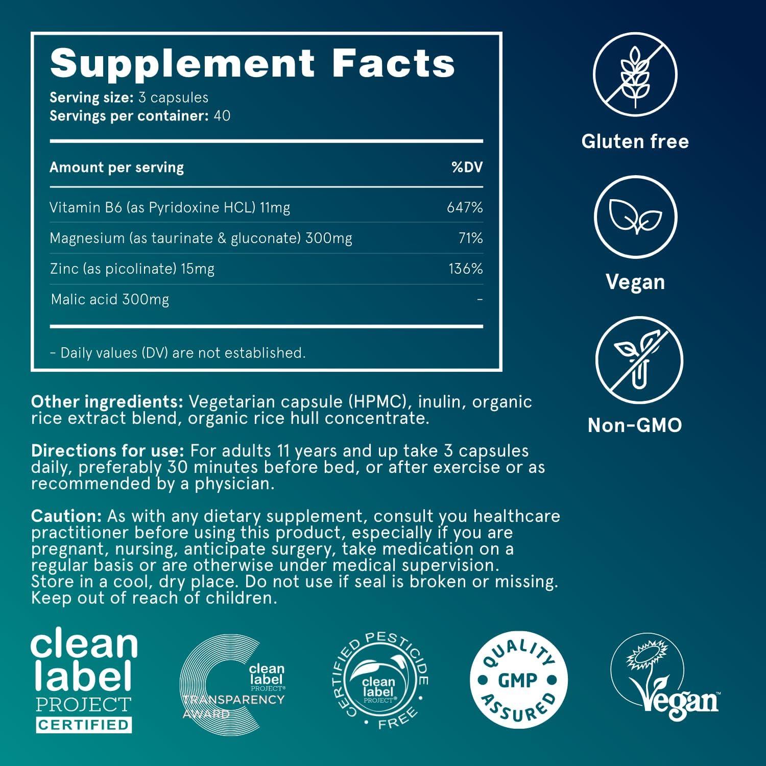 Suplemento de Magnesio Puori M3 - 120 Cápsulas Veganas