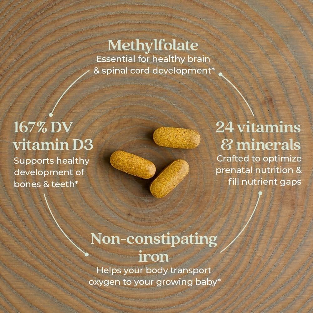 Vitaminas Prenatales New Chapter 96ct Orgánicas y No Transgénicas