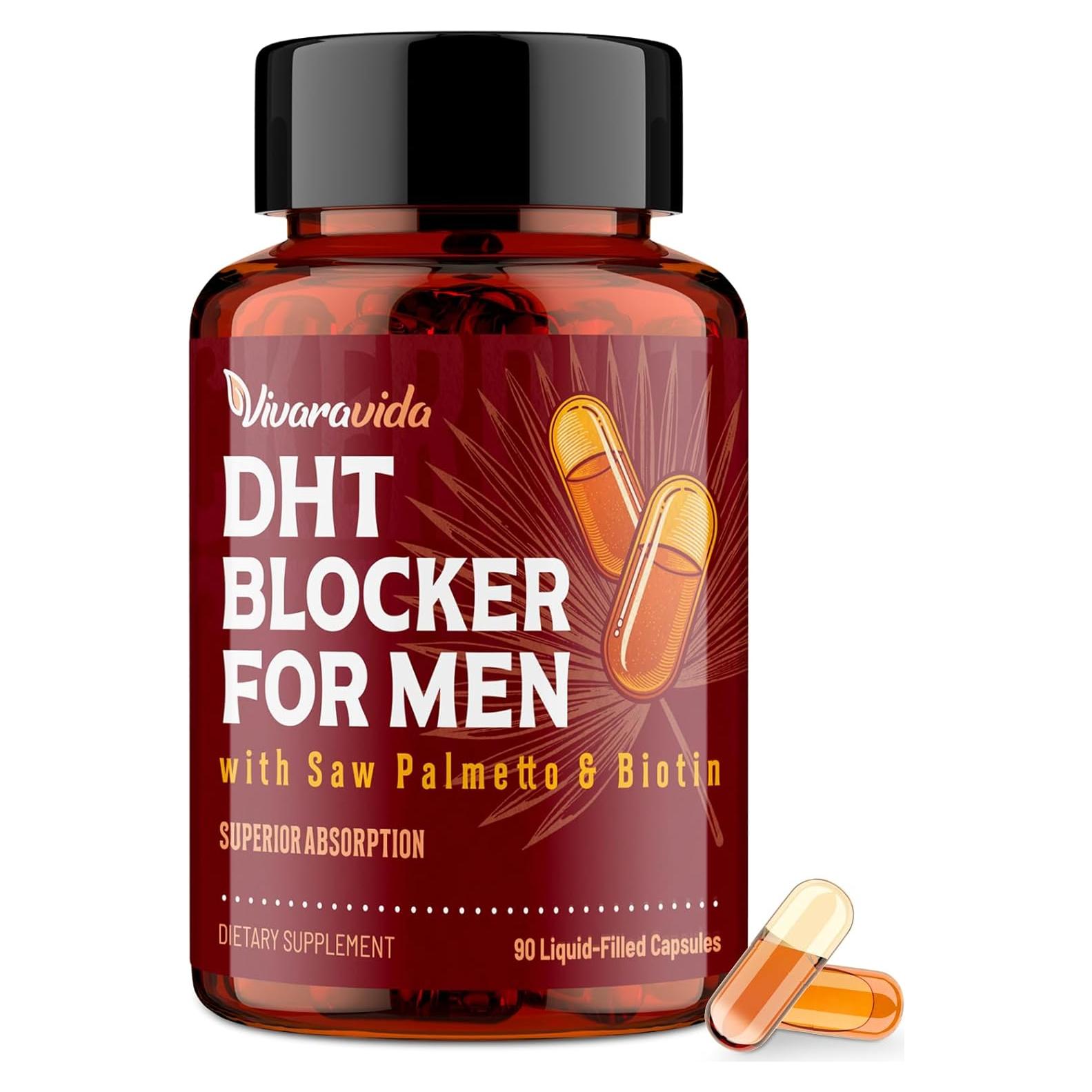 Bloqueador de DHT Vivaravida 90 Cápsulas Líquidas para Cabello