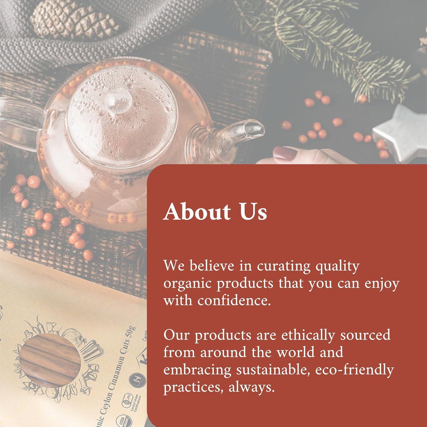 Palitos de Canela de Ceilán Orgánica 100g - Calidad Premium