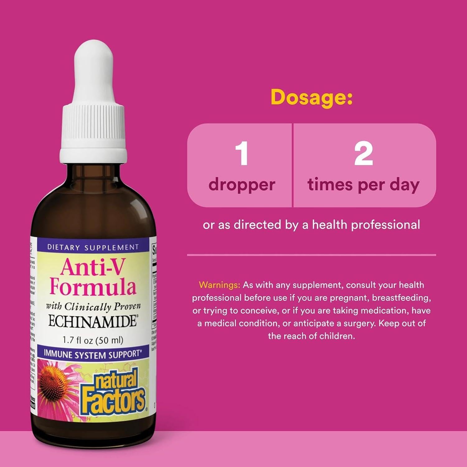 Suplemento Inmunológico Anti-V Factores Naturales 50 Porciones