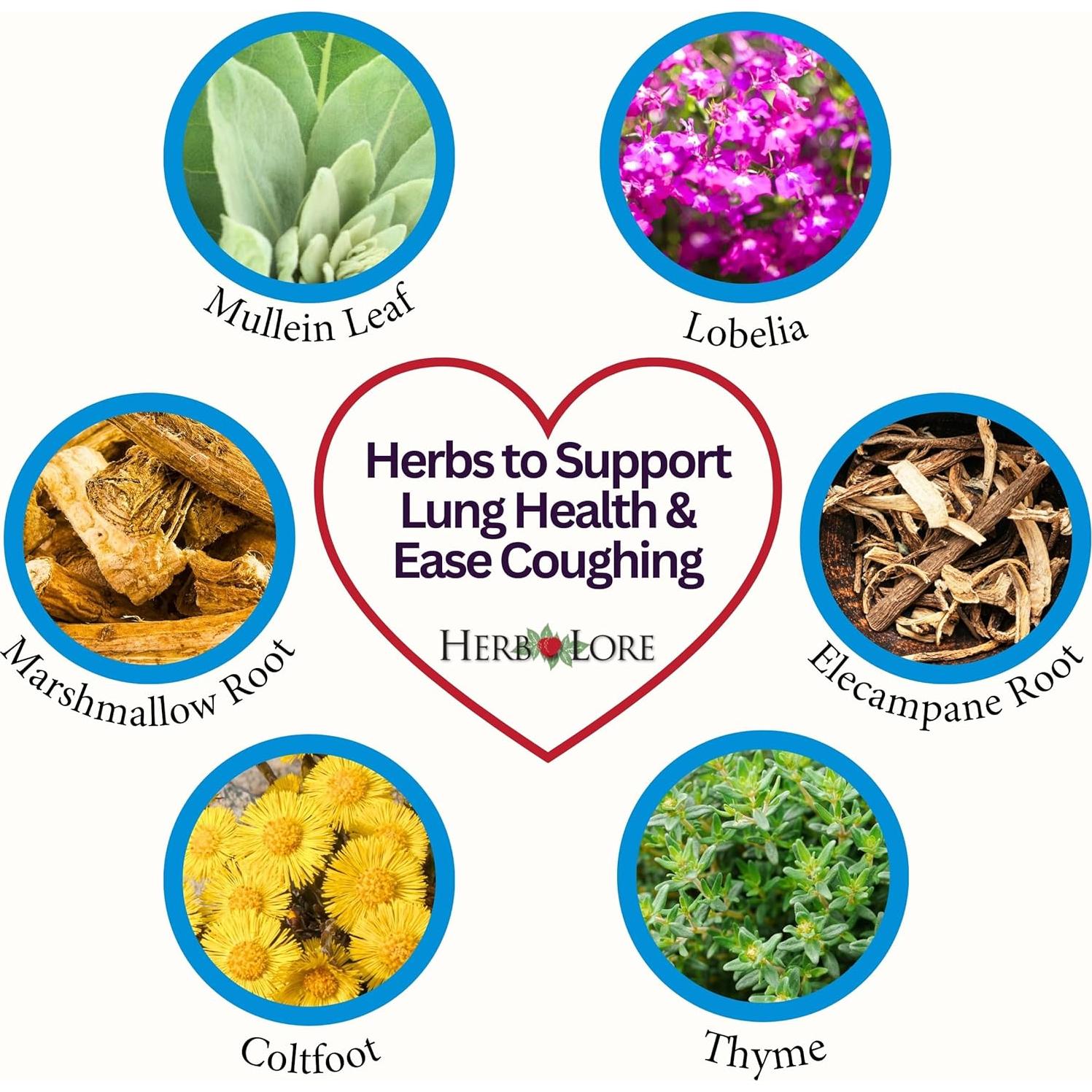 Tintura Quiet Cough Herb Lore - Gotas para la Tos 60 ml