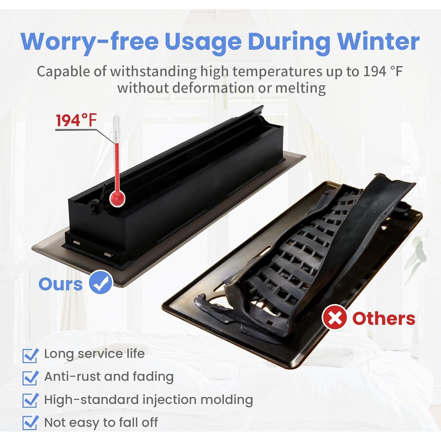 Registro de Piso 2x25 cm Howeall Bronce Aceitado Boston 2 Pcs