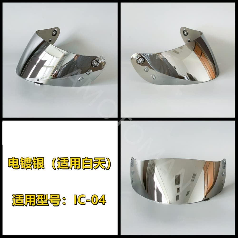 Visera Casco Motocicleta Moontogo IC-04 Transparente UV