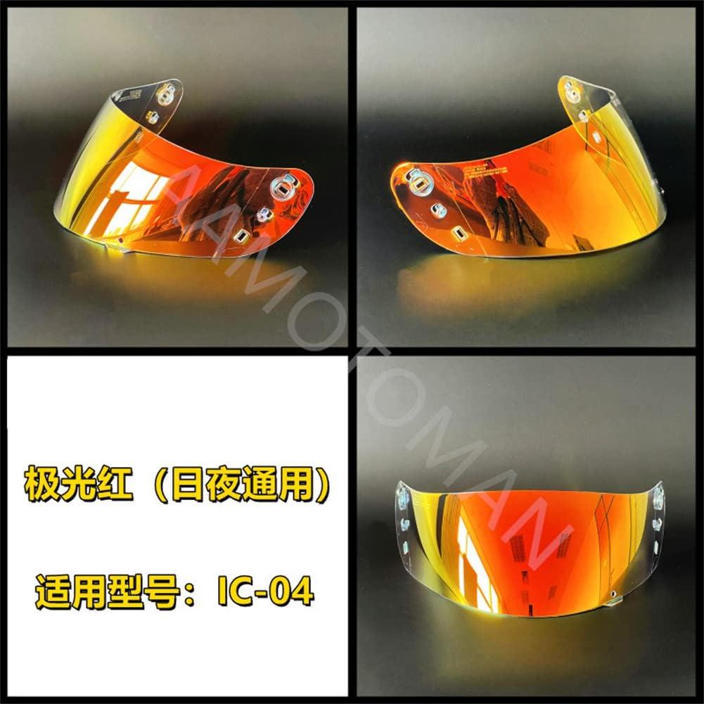 Visera Casco Motocicleta Moontogo IC-04 Transparente UV