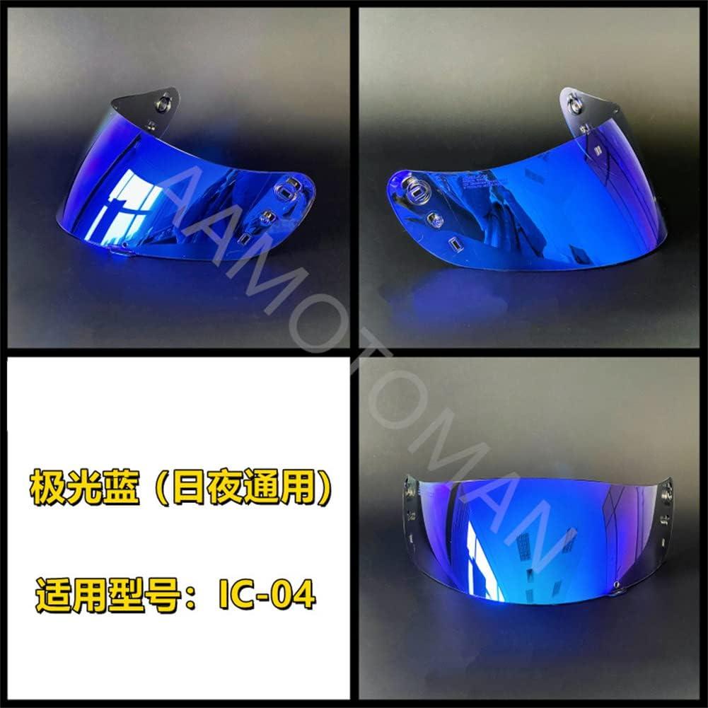 Visera Casco Motocicleta Moontogo IC-04 Transparente UV
