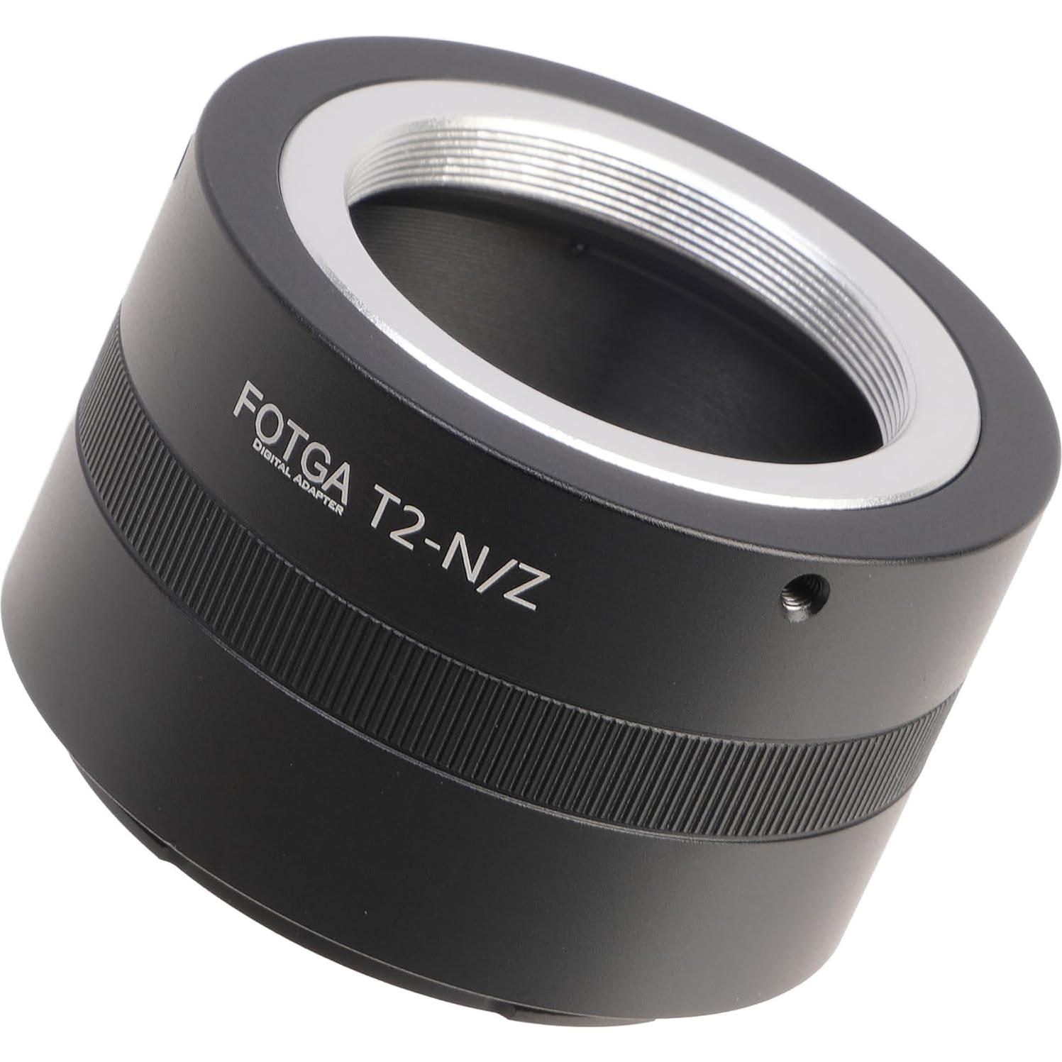 Adaptador de Lente FOTGA T2 a Nikon Z - Manual, Metal