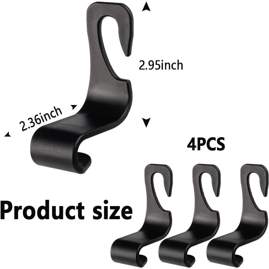 Ganchos de Reposacabezas NHHC para Coche - 4 Pcs Multiusos