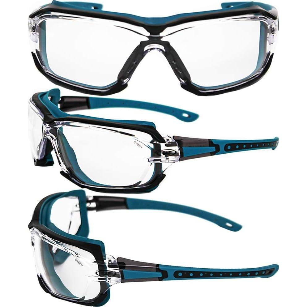 Gafas de Seguridad Motocicleta Global Vision Octane Azul
