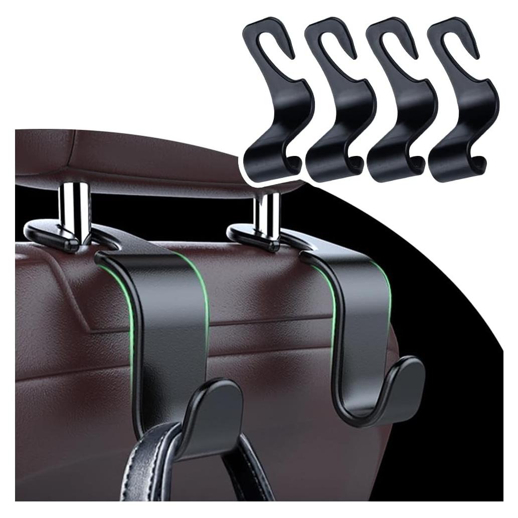 Ganchos de Reposacabezas NHHC 4pcs Multiusos para Coche