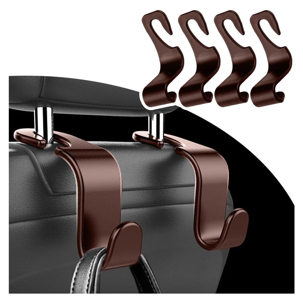 Gancho para reposacabezas de coche NHHC 4PCS Organizador