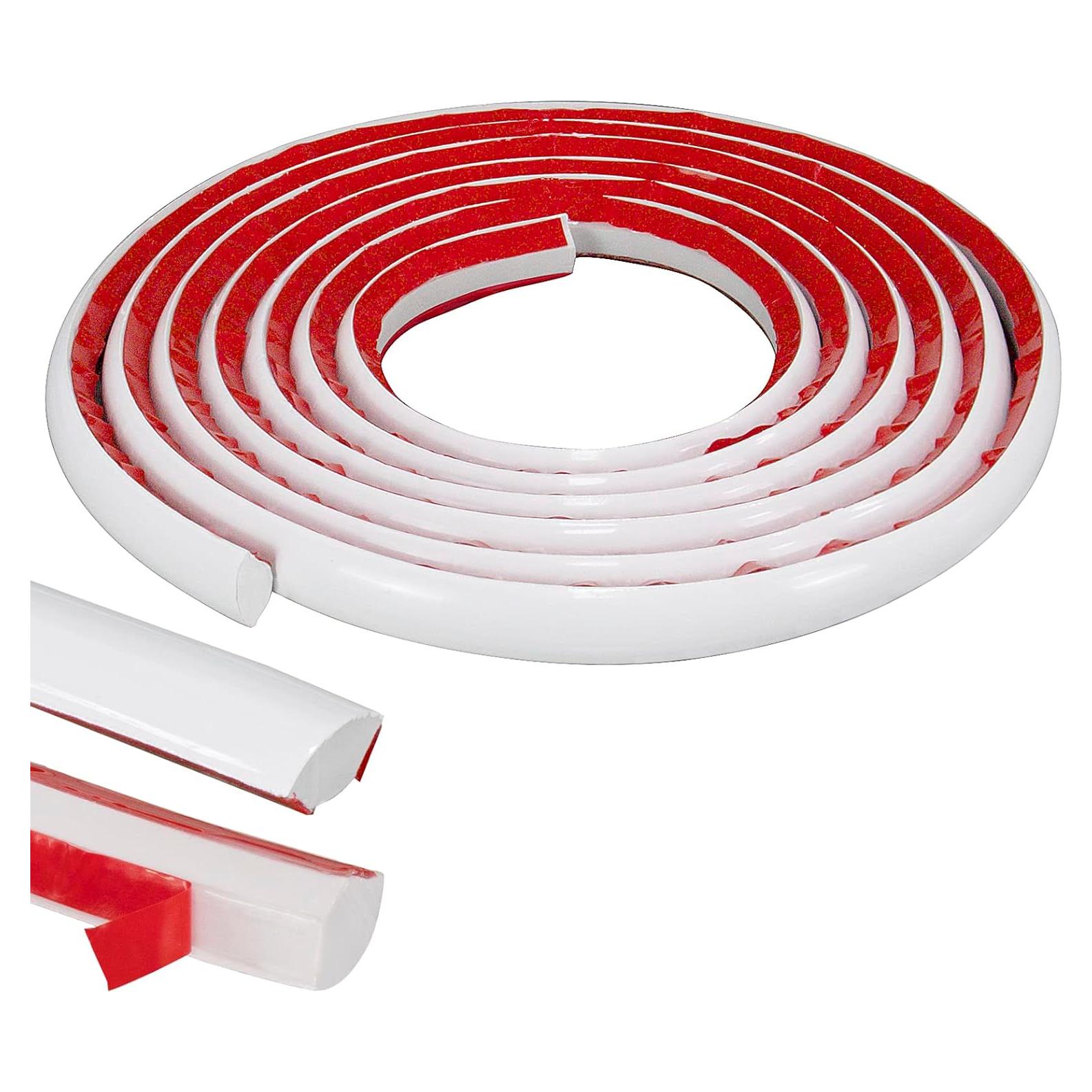 Moldura Cuarterona Flexible NeatiEase Autoadhesiva 3.05m Blanco