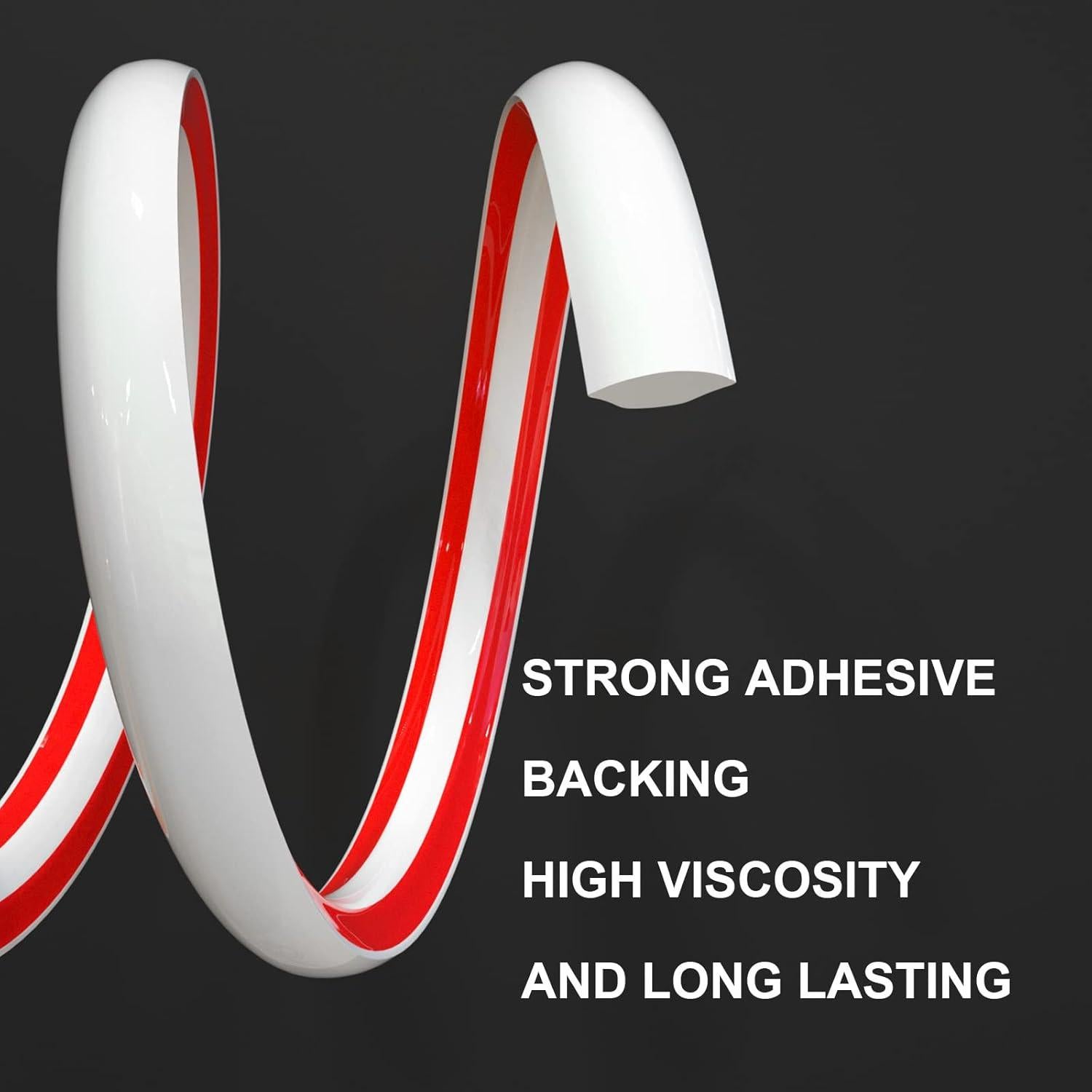 Moldura Cuarterona Flexible NeatiEase Autoadhesiva 3.05m Blanco