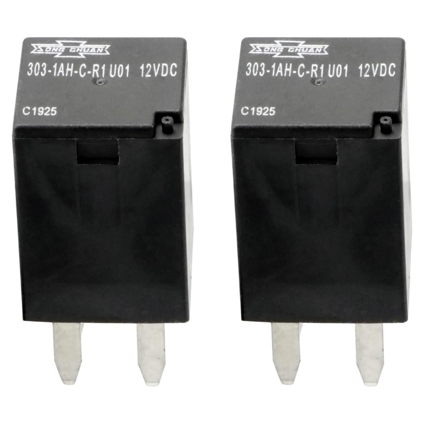 Paquete de 2 Relés Automotrices Aeola 20A 12VDC para Polaris