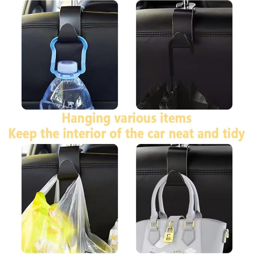 Gancho para Reposacabezas NHHC 4PCS Amarillo Organizador