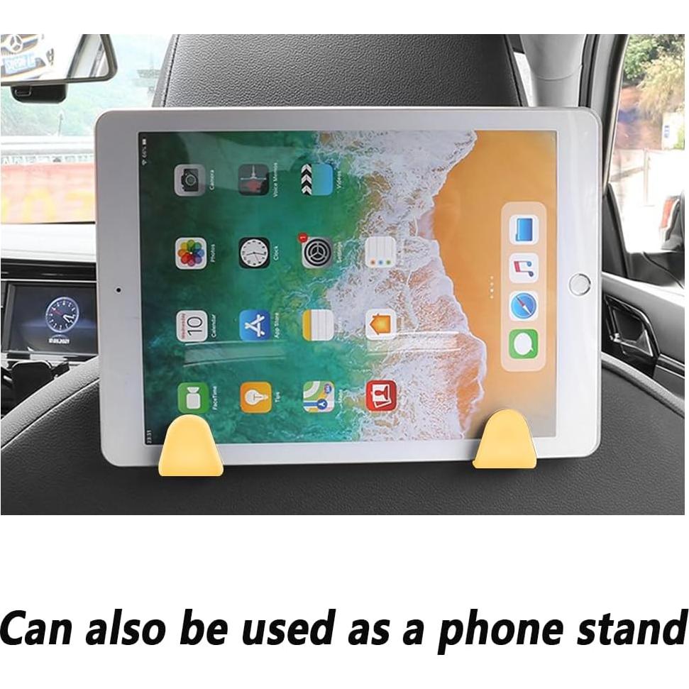 Gancho para Reposacabezas NHHC 4PCS Amarillo Organizador