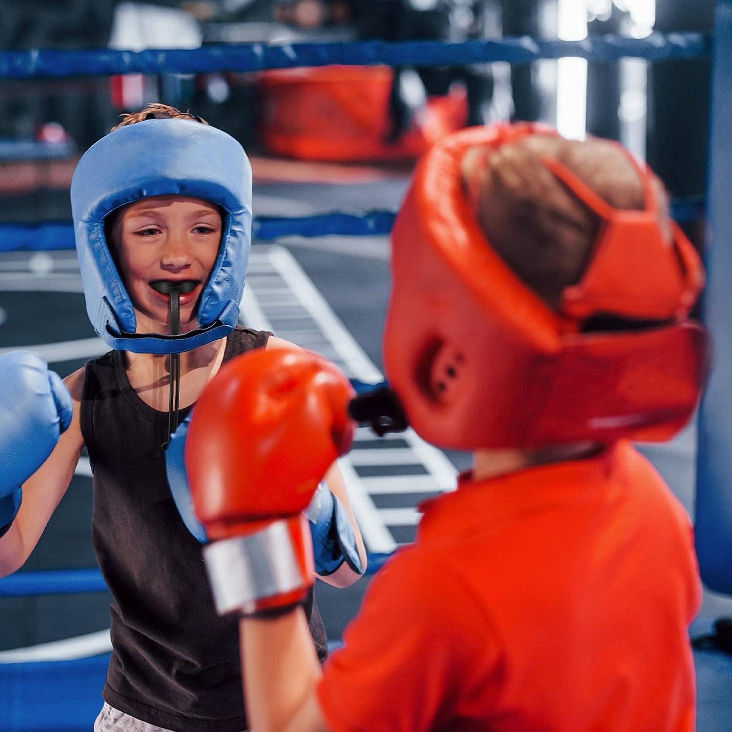 TOODOO 3 Protectores Bucales de Fútbol y Boxeo Negro