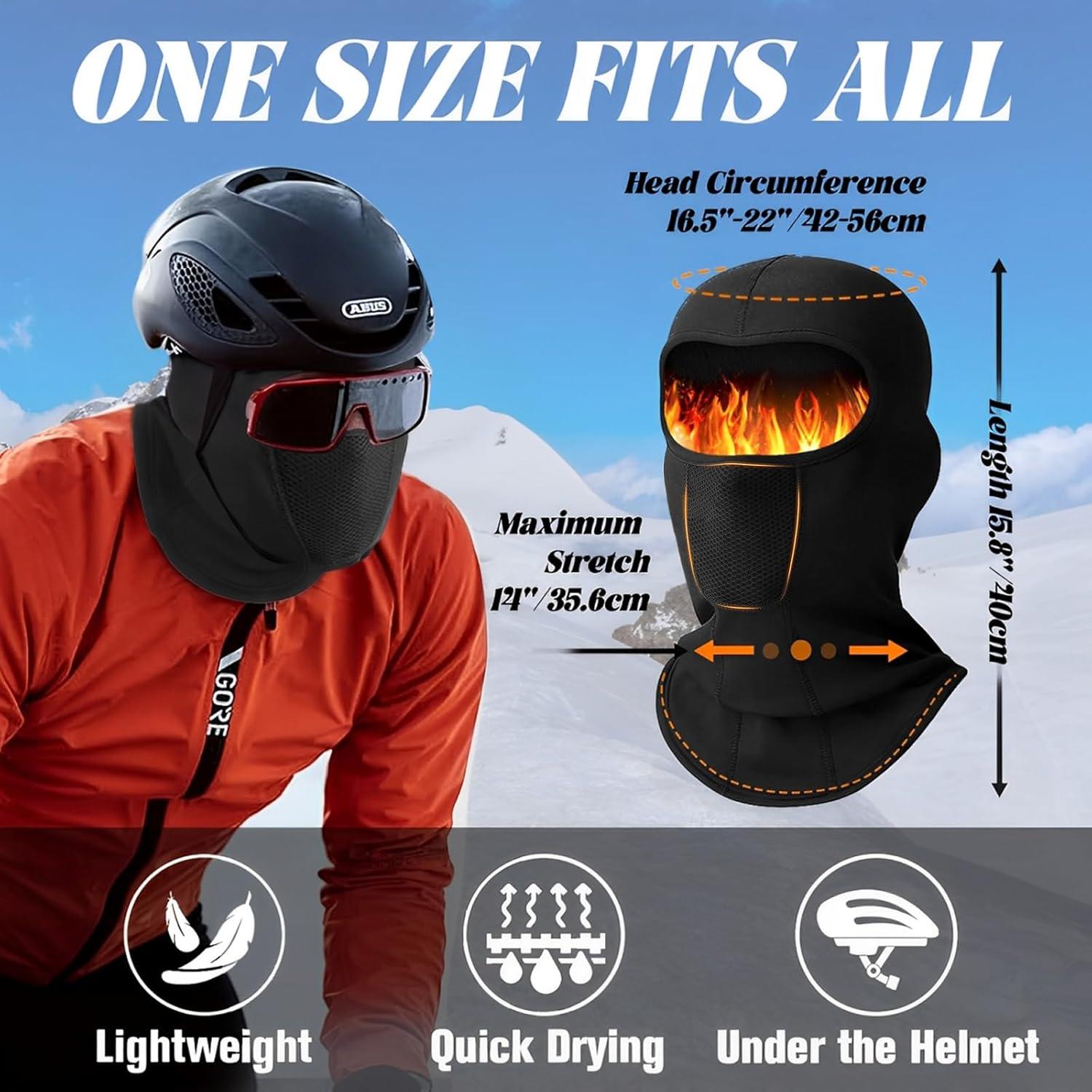 Pasamontañas Térmico Unisex - Protección -30°C, Transpirable