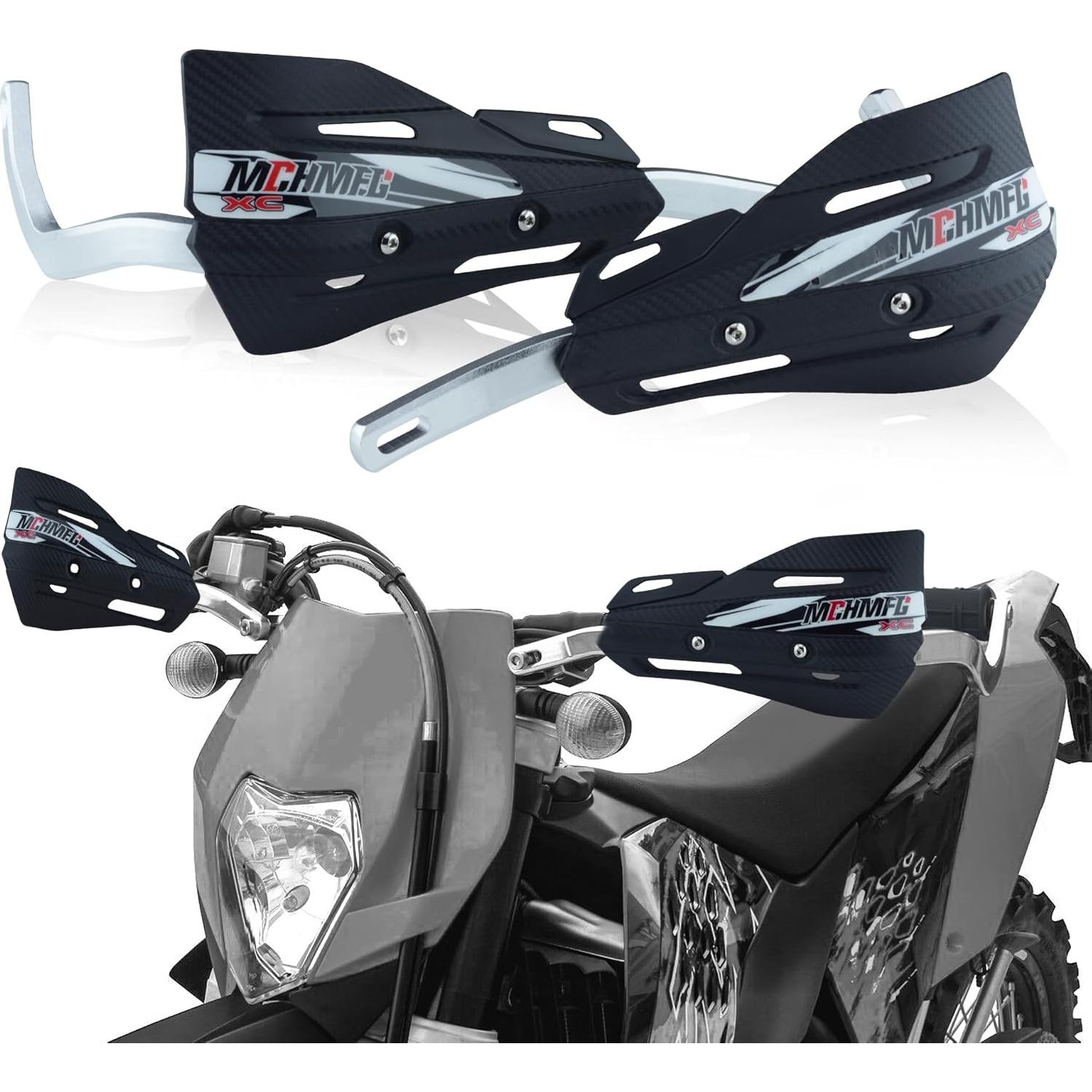 Guardas de Manos MCHMFG para Motocicleta 22mm y 28mm Negro