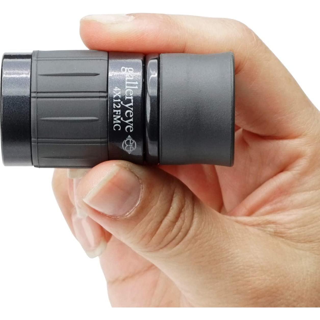 Monocular Kenko Gallery Eye 4x12 Negro, Enfoque 19cm, Japón