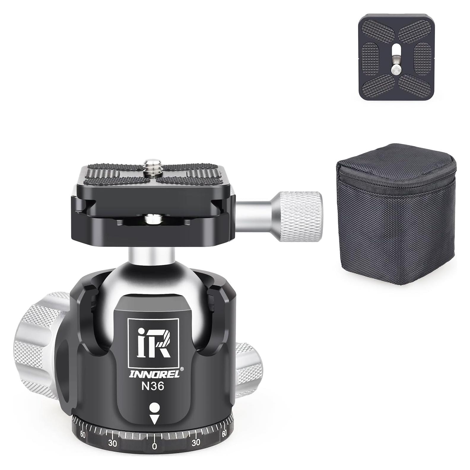 Cabezal de Bola INNOREL N36 para Trípode y Monopie, Carga 20kg
