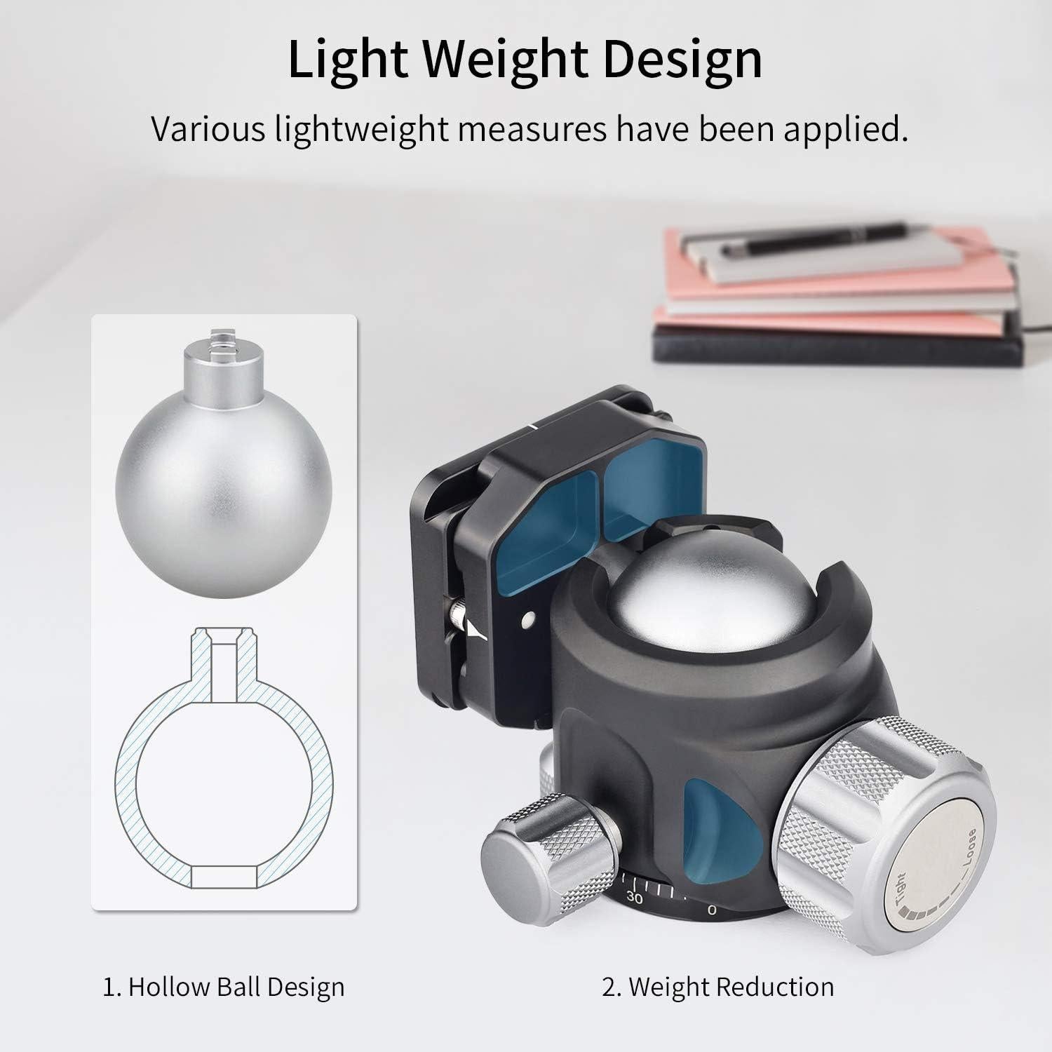 Cabezal de Bola INNOREL N36 para Trípode y Monopie, Carga 20kg