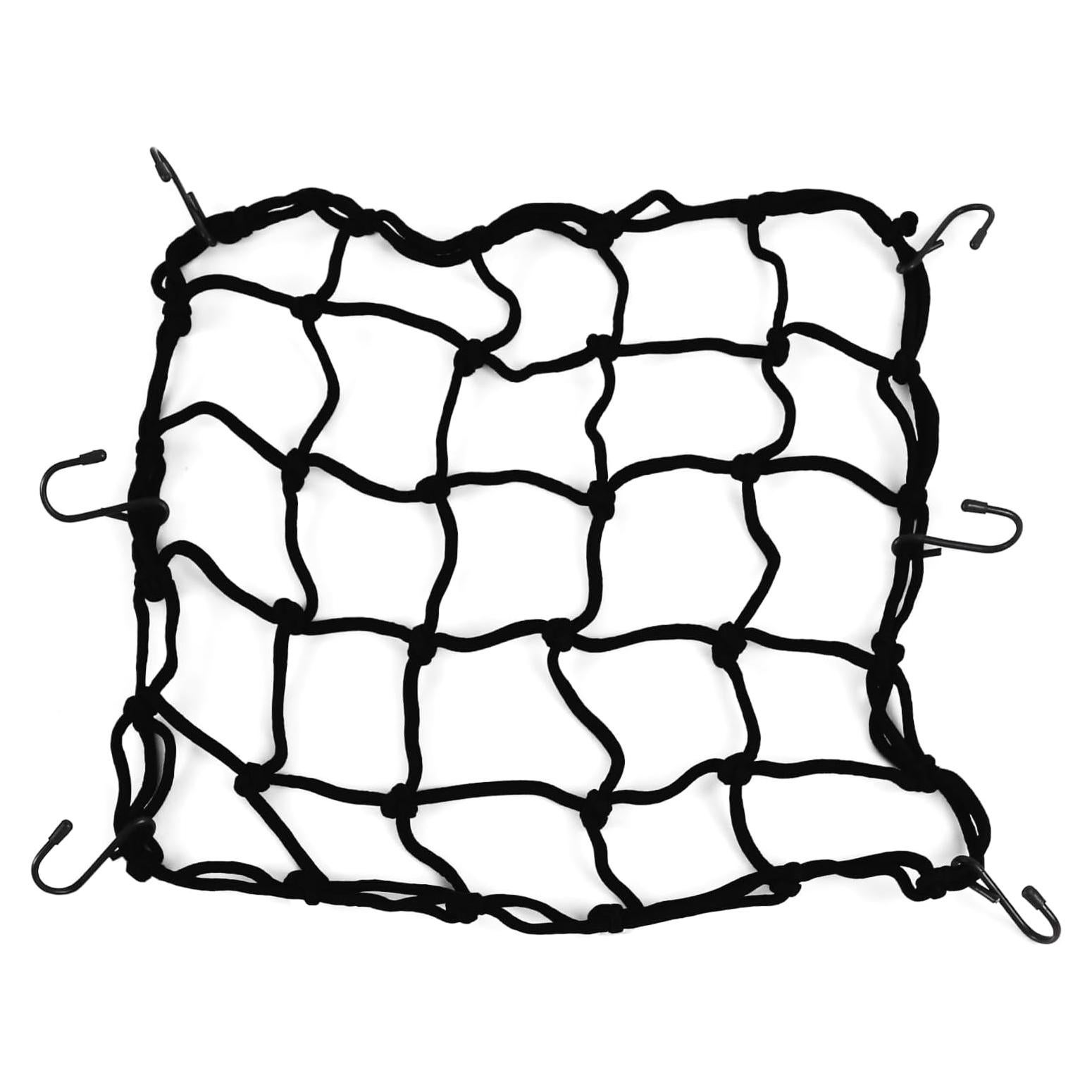 Red de Carga Elástica Wogomz 15x15 cm Ajustable Negro