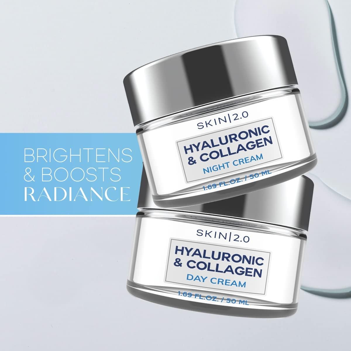 Hidratante Facial Klar & Co Dúo Ácido Hialurónico y Colágeno 2-Pack