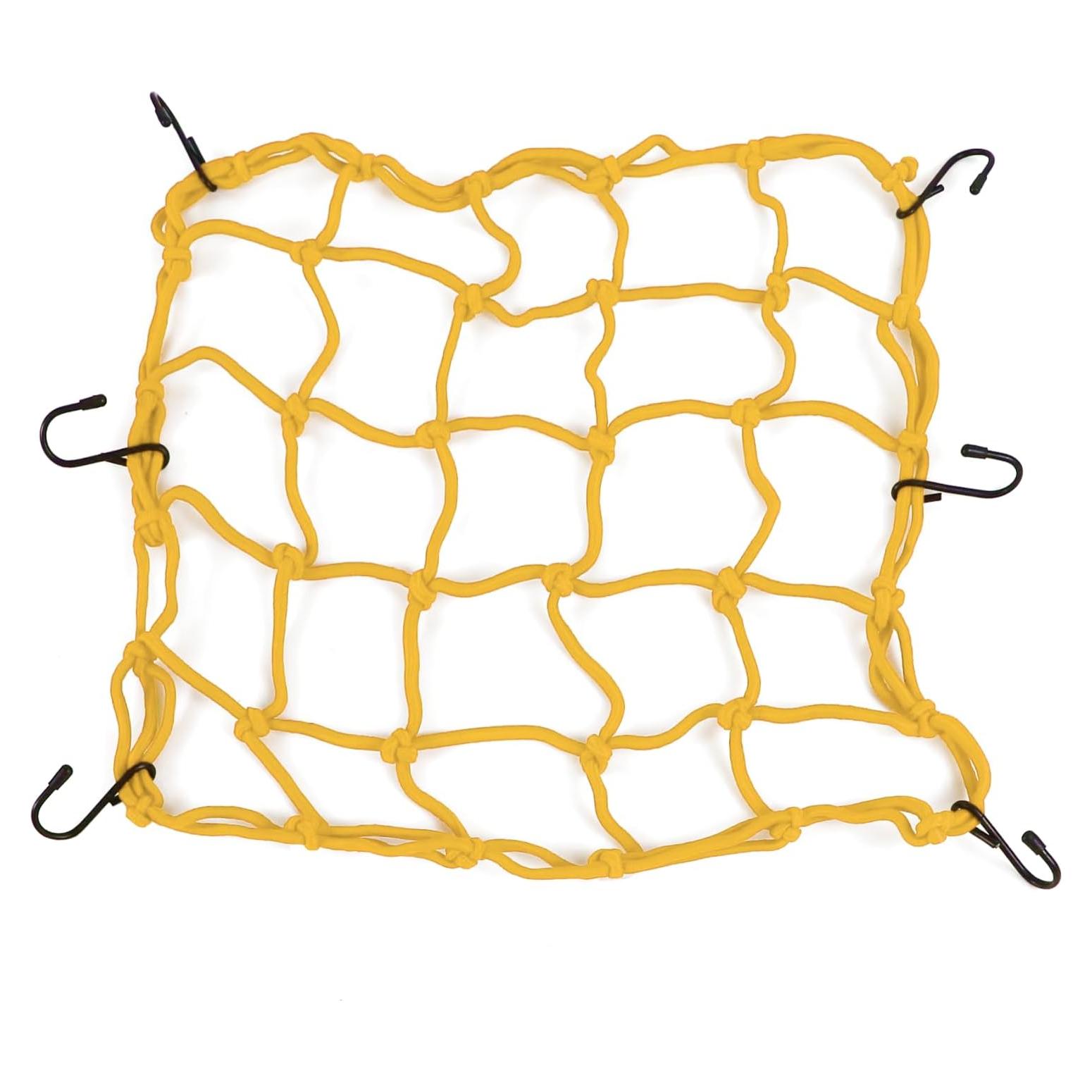 Red de Carga Elástica Wogomz 15x15 cm Amarillo 6 Ganchos