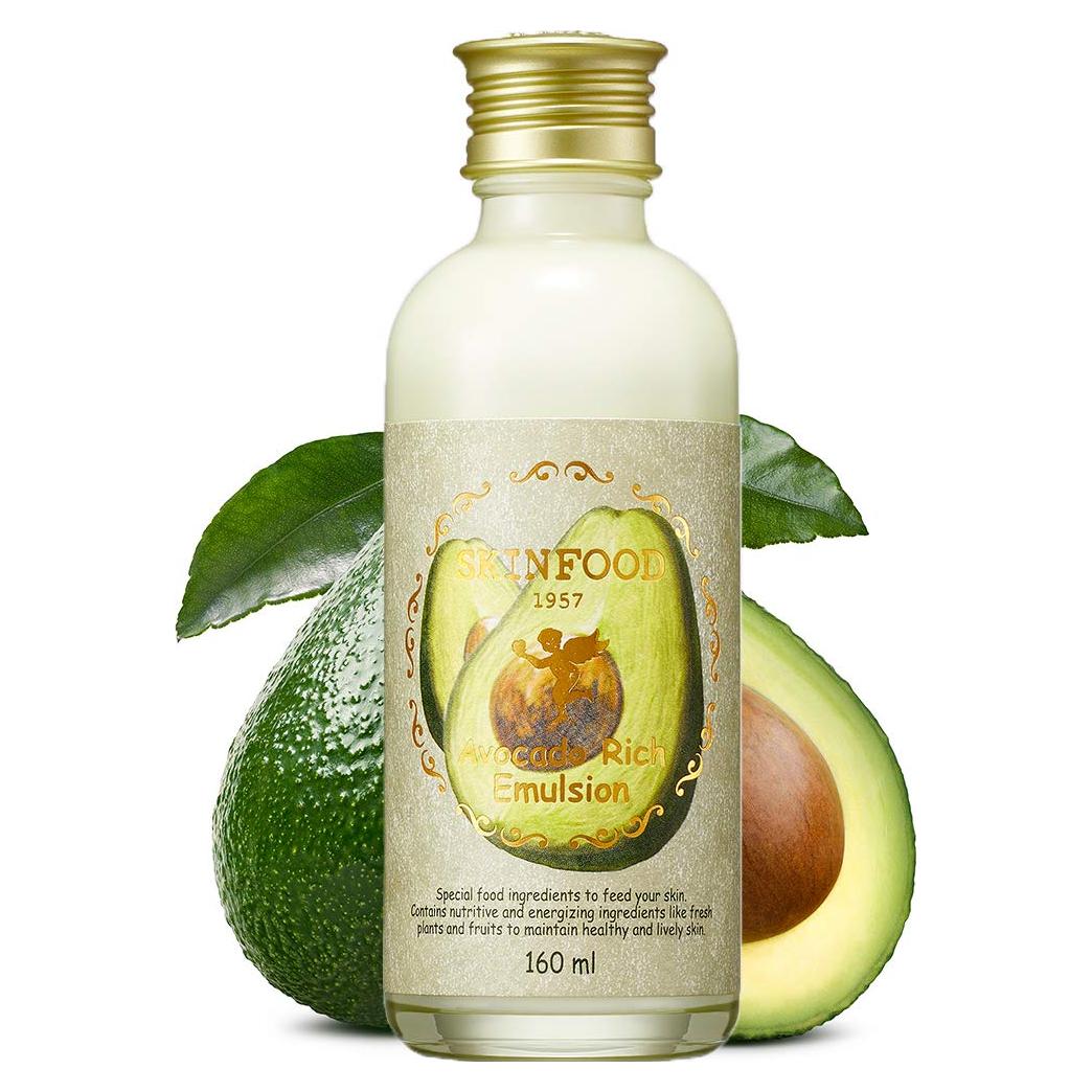 Emulsión Facial Hidratante SKINFOOD 160ml con Aguacate