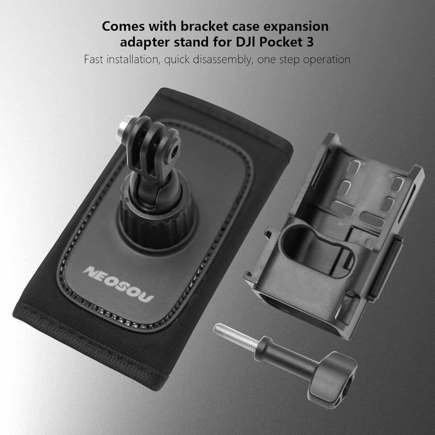Soporte de Mochila NEOSOU 360° para DJI Pocket 3 - Estabilidad y Versatilidad