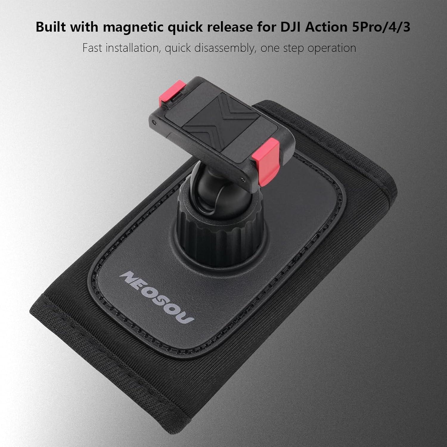 Soporte Magnético para Mochila NEOSOU 360° para DJI Action