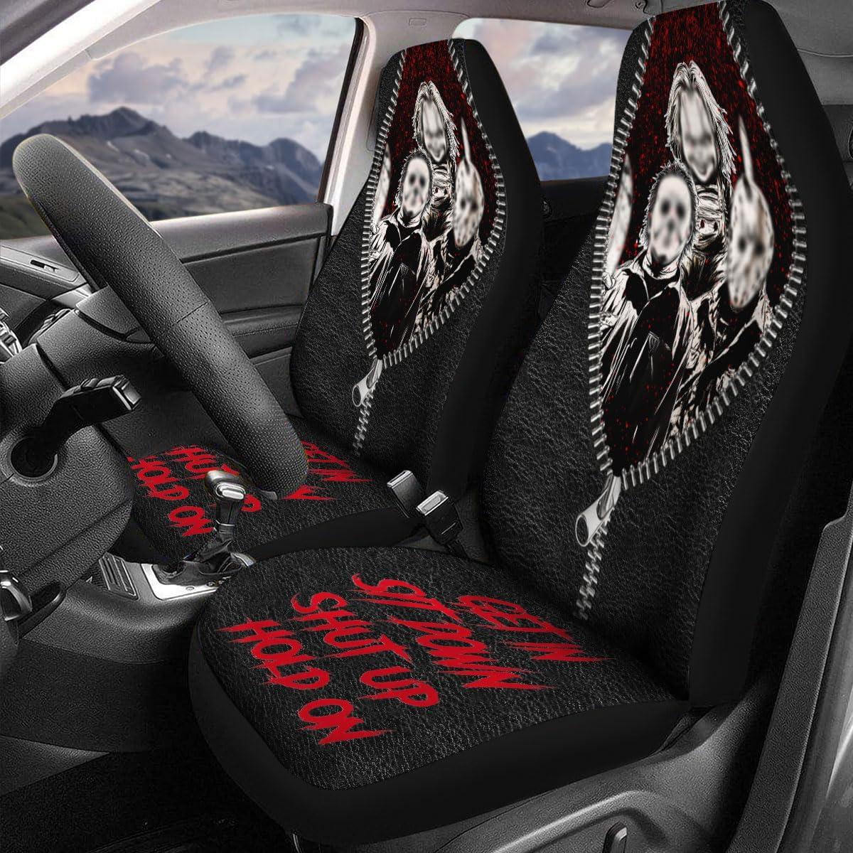 Cubiertas de Asiento Frontal GENANY para Auto SUV Sedán - Juego de 2