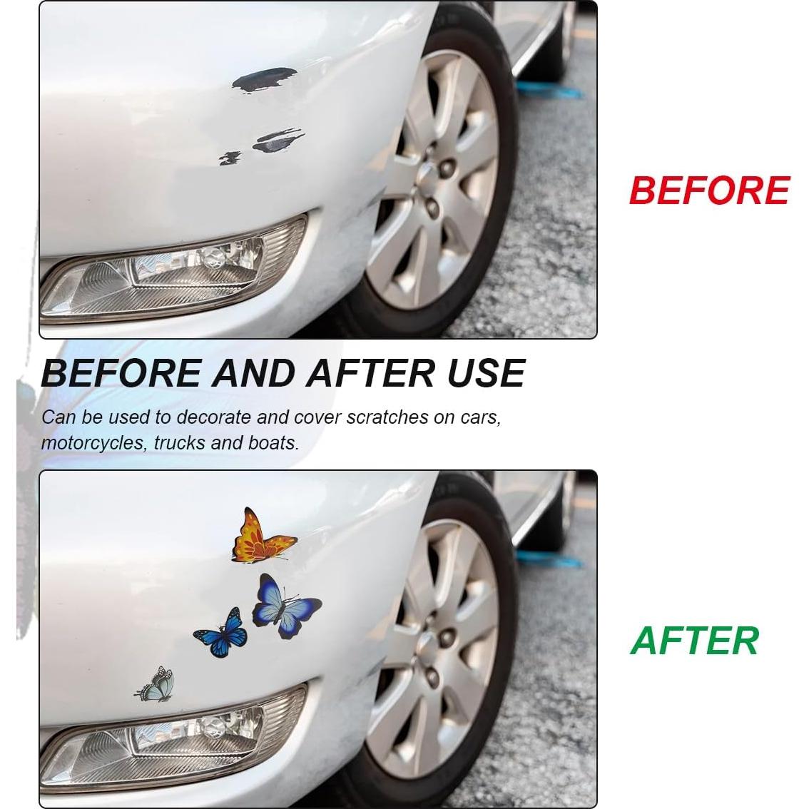 Calcomanías de Vinilo Mariposa SHMZK 18x26 cm Impermeables