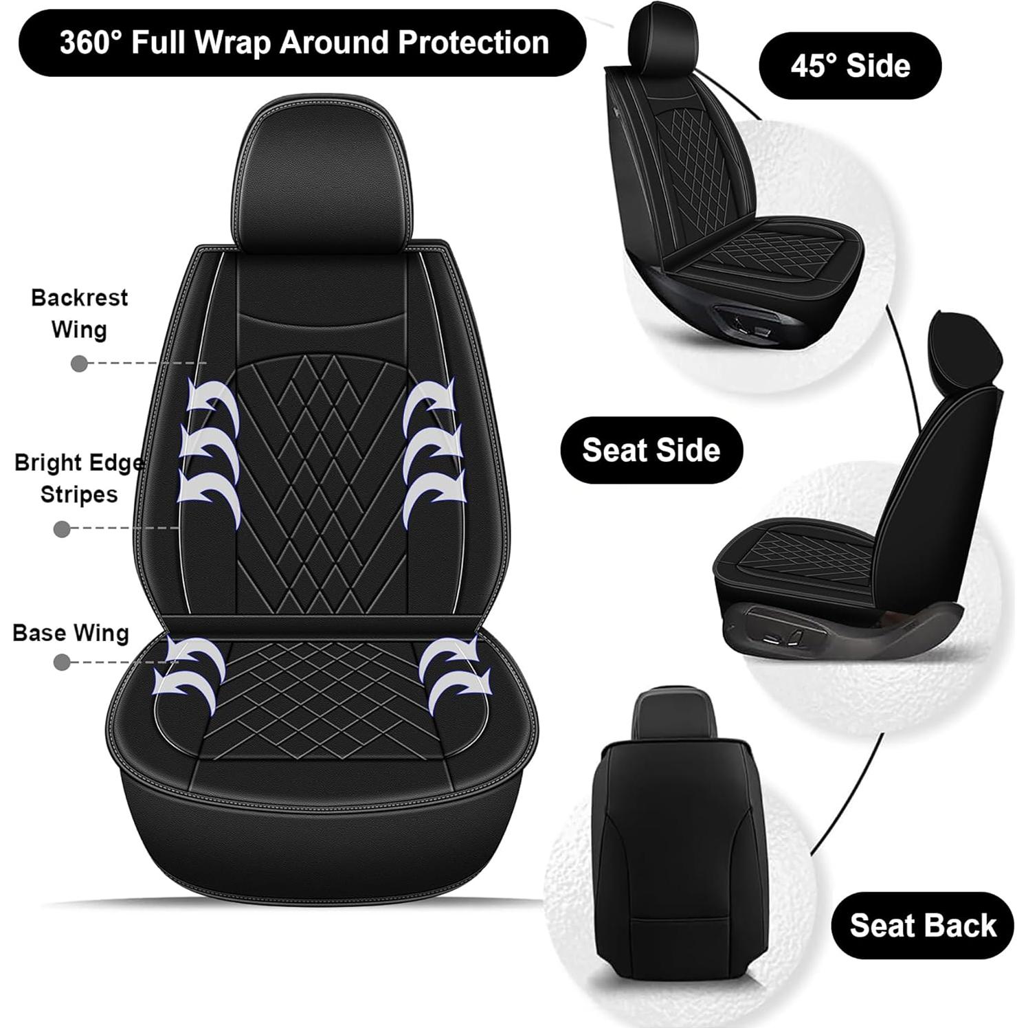 Fundas de Asiento Delanteras JIAMAOXIN para Nissan Kicks 2018-2025