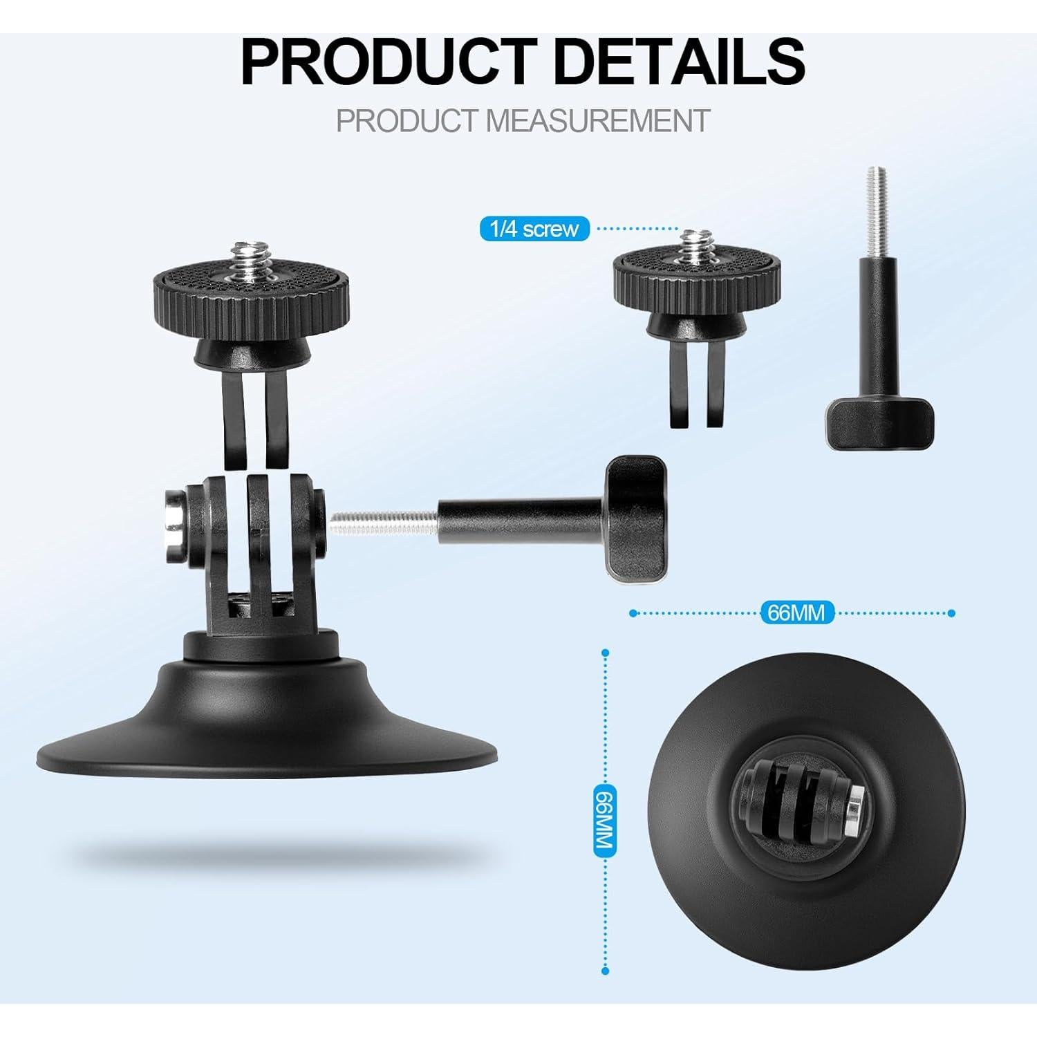 Kit de Montaje Adhesivo Flexible EMART para Cámaras Deportivas