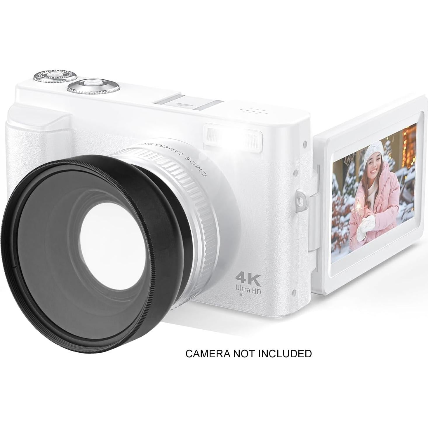 Lente Gran Angular 0.45x-0.5x Hila Optics para Sony ZV-1, RX100