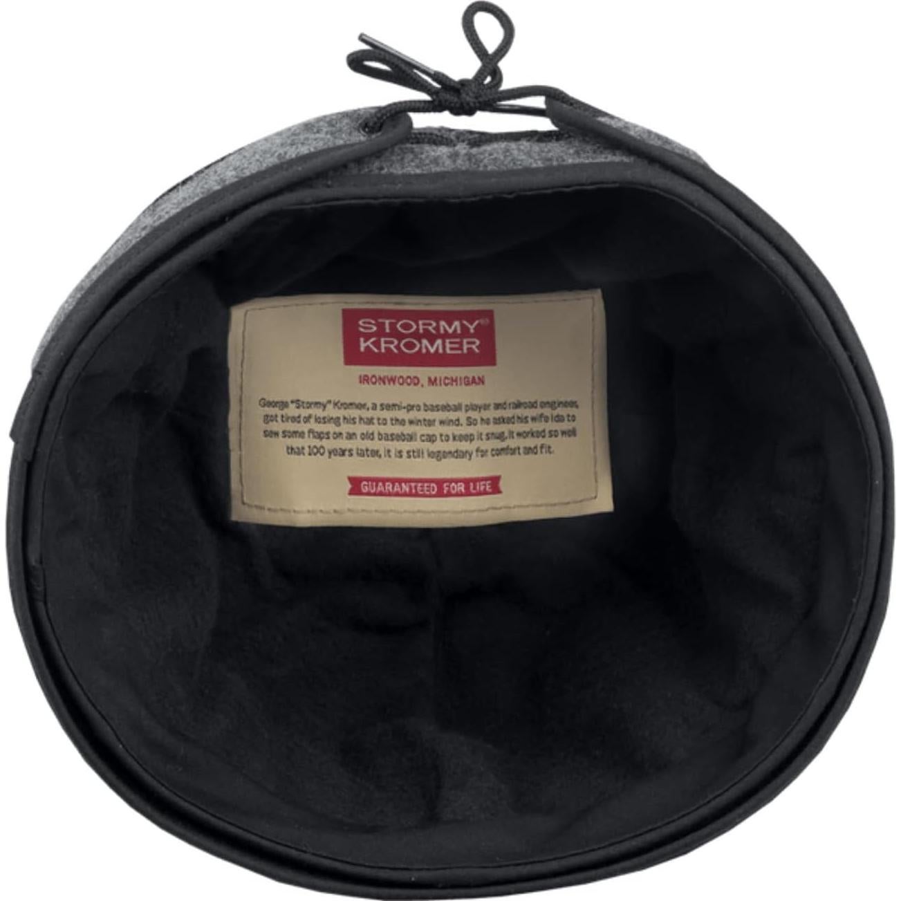 Gorra sin Visera Stormy Kromer Negra 6 7/8 para Invierno