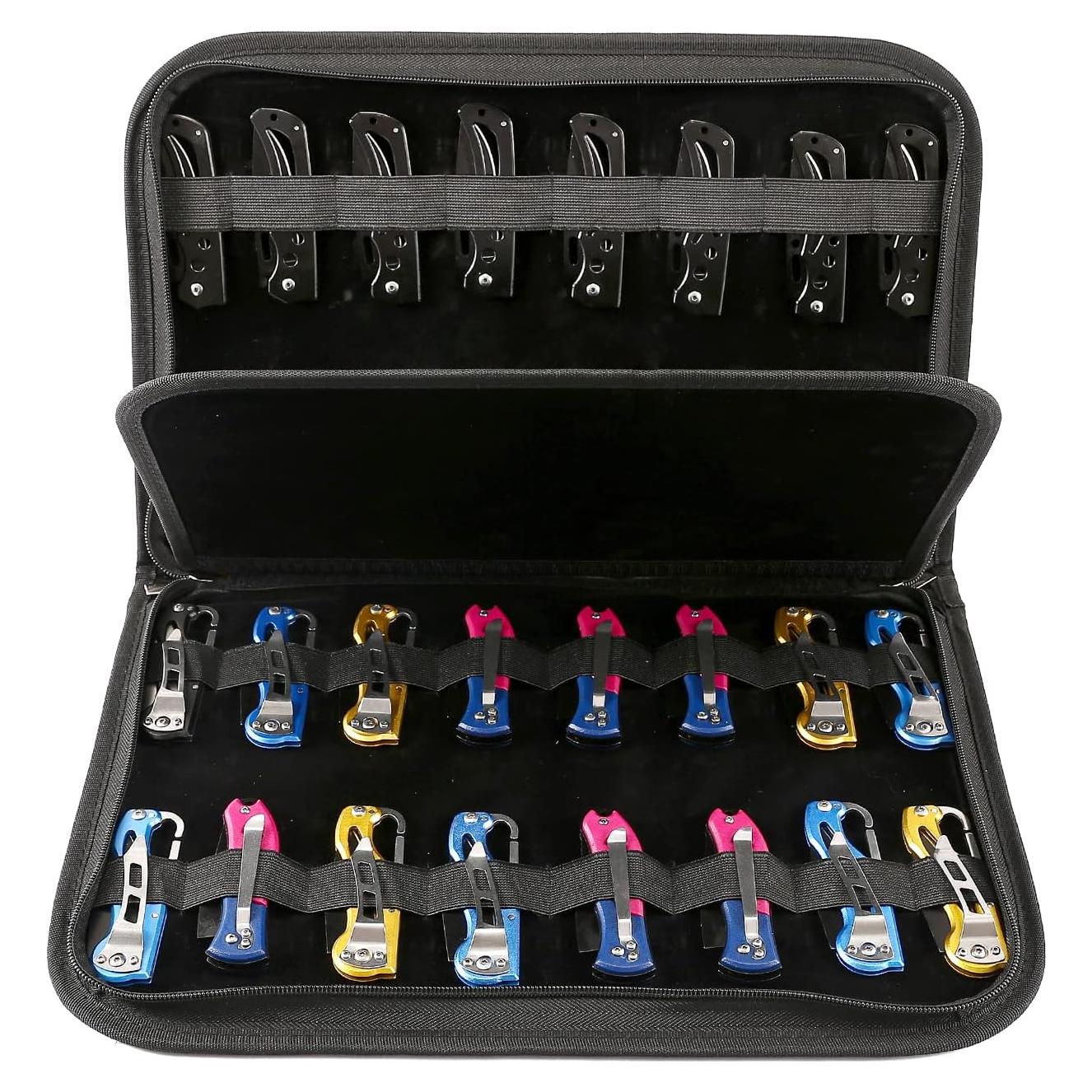 Funda para cuchillos ZhuoLang plegable 40 ranuras negra