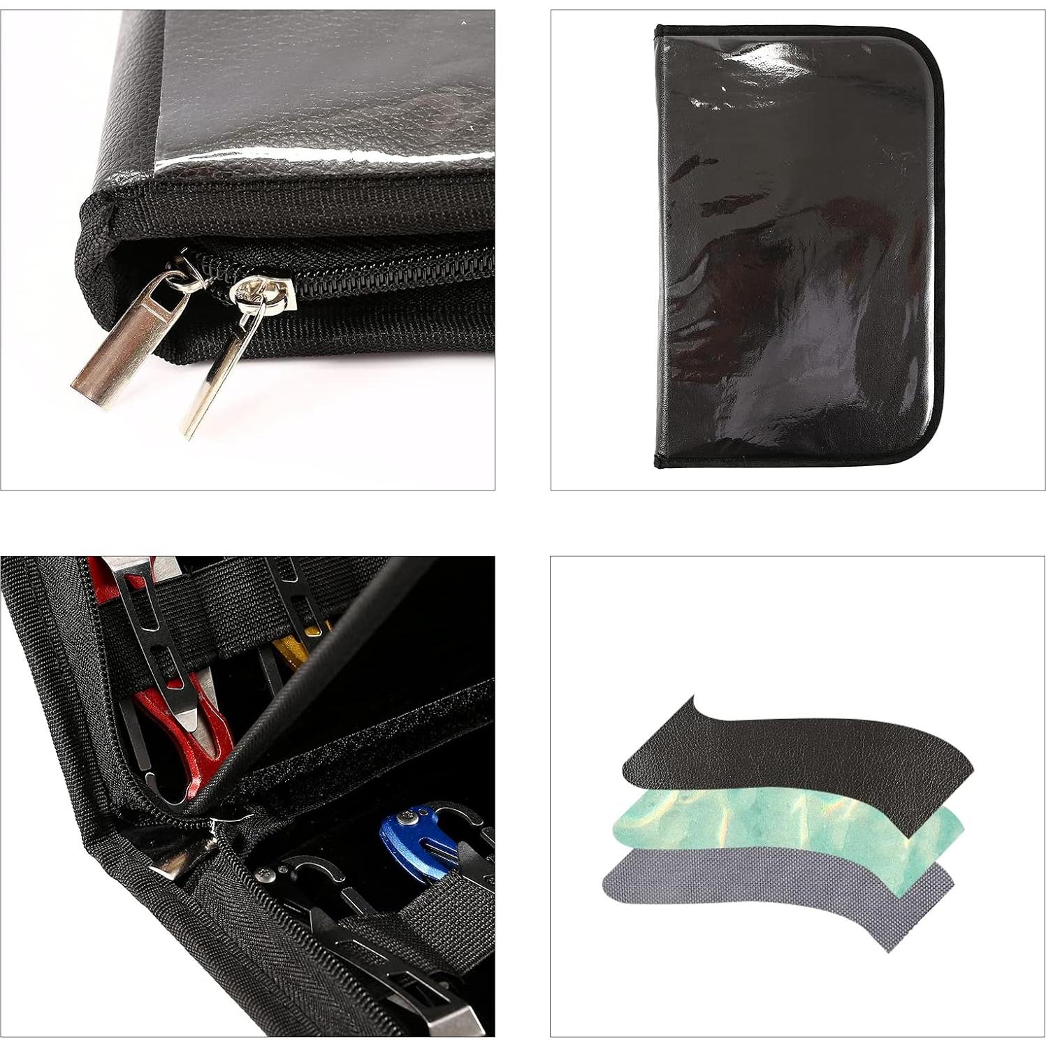 Funda para cuchillos ZhuoLang plegable 40 ranuras negra