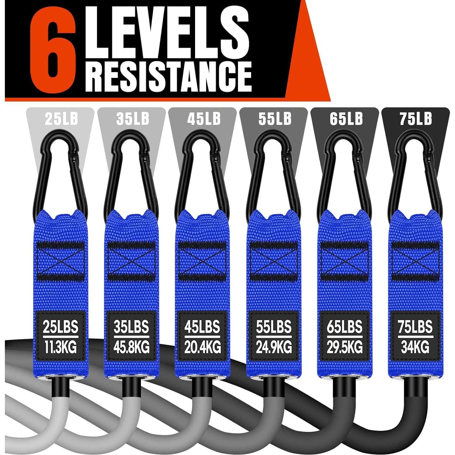 Conjunto de Bandas de Resistencia COOBONS 300LBS para Fitness