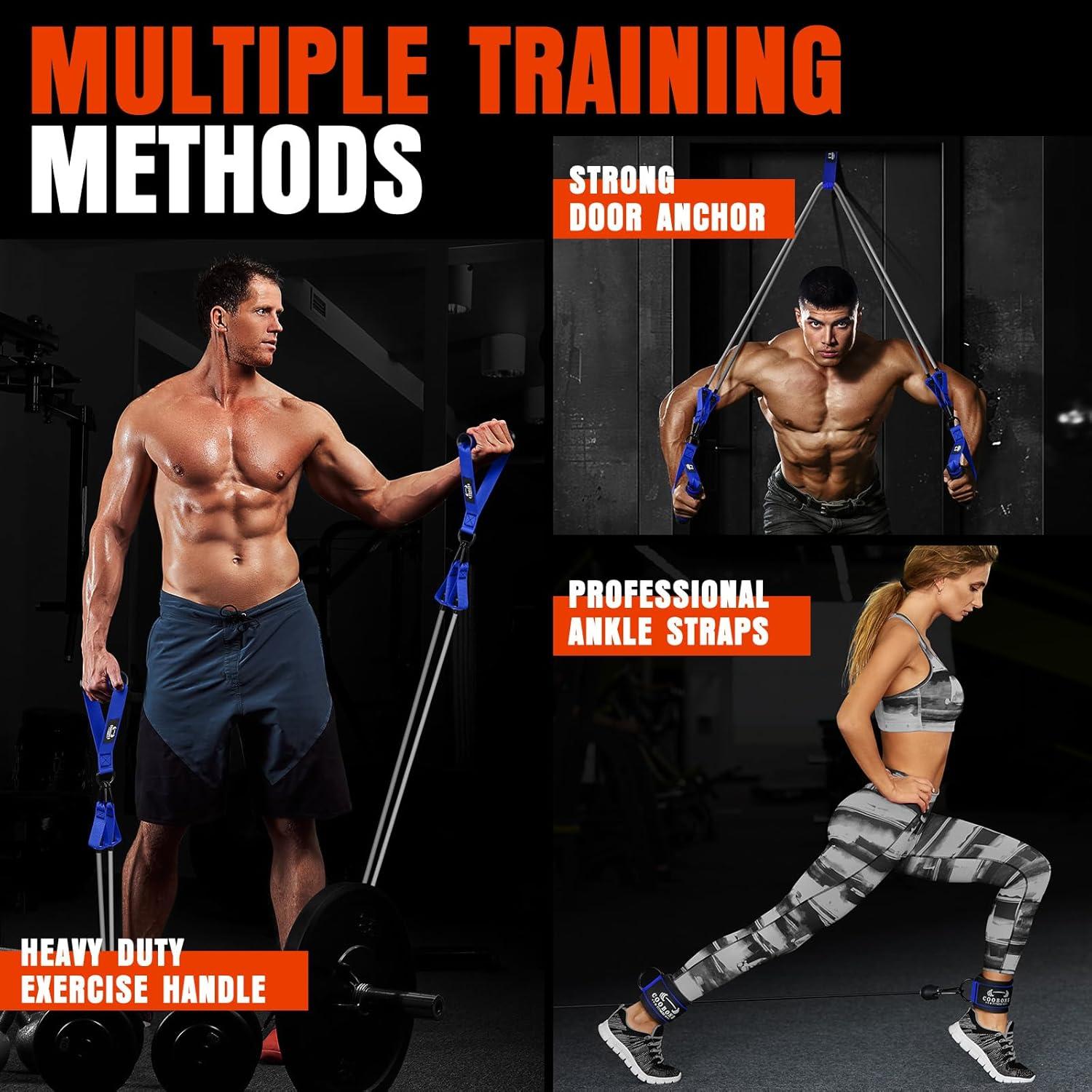 Conjunto de Bandas de Resistencia COOBONS 300LBS para Fitness