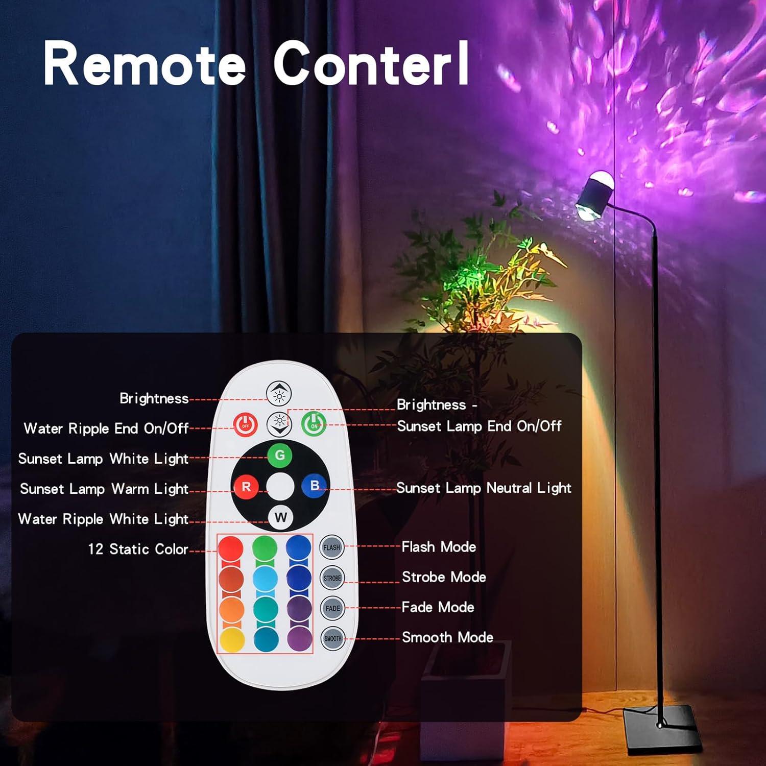 Lámpara de Proyección LED Suanti ZX-D-02 16 Colores 720°